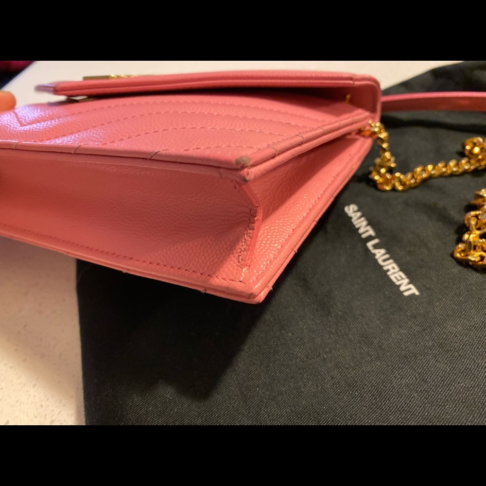 YSL Wallet On Chain Pink - Picture 3 of 7